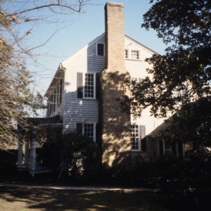 Side view, Hooper-Kyser House, Chapel Hill, Orange County, North Carolina