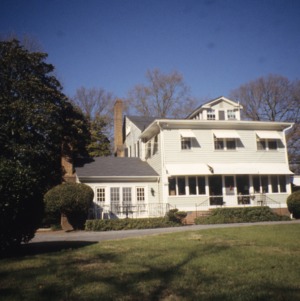 Rear view, Hooper-Kyser House, Chapel Hill, Orange County, North Carolina