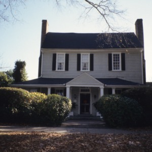 Front view, Hooper-Kyser House, Chapel Hill, Orange County, North Carolina