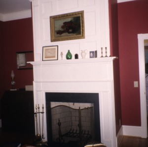 Fireplace, Holden Richards House, Hillsborough, Orange County, North Carolina