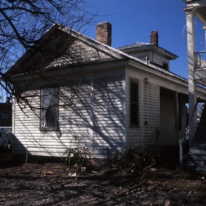 Outbuilding view, Latta Thornton House, Fayetteville, Cumberland County, North Carolina