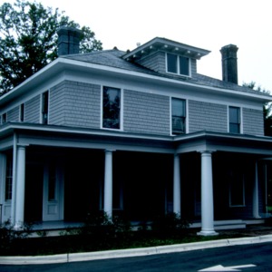 Front view, Jesse Harper Erwin House, Durham, Durham County, North Carolina