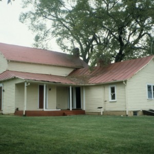 Rear view, Hynes Styries House, Winston-Salem, Forsyth County, North Carolina