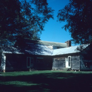 Rear view, Giles/Alexander Mebane House, Mebane, Alamance County, North Carolina