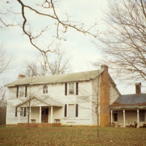 Front view, Giles/Alexander Mebane House, Mebane, Alamance County, North Carolina