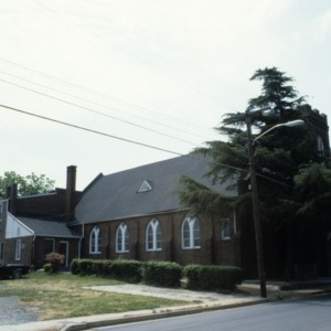 View, Old Mount Carmel Baptist Church, Mecklenburg County, North Carolina