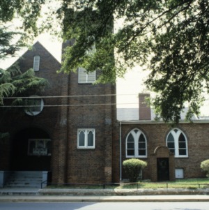 Front view, Old Mount Carmel Baptist Church, Mecklenburg County, North Carolina