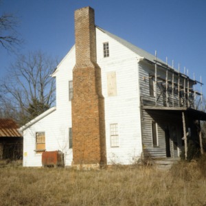 Side view, Dinkins House, Mecklenburg County, North Carolina