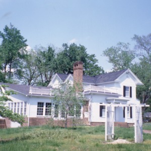 Partial view, Smith-Johnson House, Fuquay-Varina, Wake County, North Carolina