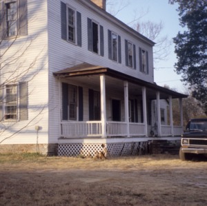 Partial view, Stephenson House, McCuller's Crossroads, Wake County, North Carolina