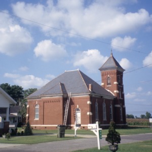 Rear view, Calypso Methodist Church, Calypso, Duplin County, North Carolina