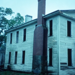 Rear view, Hicks House, Duplin County, North Carolina