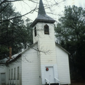 Front view, Addor Church, Addor, Moore County, North Carolina