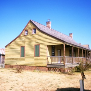 Side view with porch, William Cobb House, Pitt County, North Carolina