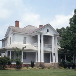 Front view, David Henry Senter House, Chalybeate Springs, Harnett County, North Carolina