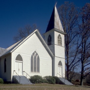 View, Grassy Creek Methodist Church, Ashe County, North Carolina