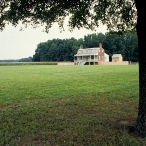 View from distance, King-Bazemore House, Bertie County, North Carolina