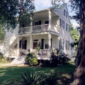 View, Lavender-Barrus House, Jones County, North Carolina