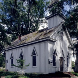 View, Grace Episcopal Church, Trenton, North Carolina