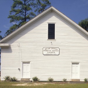 View, Bear Grass Primitive Baptist Church, Martin County, North Carolina