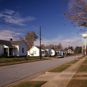 Street view, China Grove Mill Village, Rowan County, North Carolina