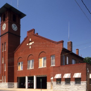 View, Henderson Fire Station and Municipal Building, Henderson, North Carolina