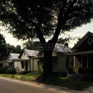 View, South Reid Street houses, Wilson, North Carolina