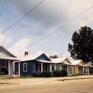 View, Vick Street houses, Wilson, North Carolina