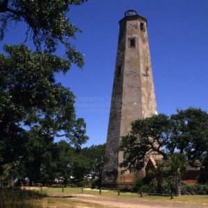 View, Bald Head Lighthouse, Brunswick County, North Carolina
