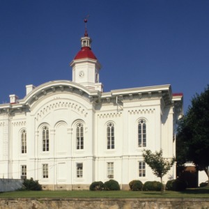 View, Caswell County Courthouse, Yanceyville, North Carolina