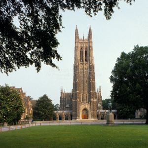 View, Duke University Chapel, Durham, North Carolina