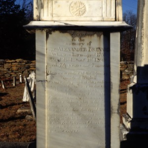 Brevard tomb, Machpelah Presbyterian Church, Lincoln County, North Carolina