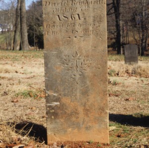 Grave of David Reinhardt, Trinity Church, Lincoln County, North Carolina
