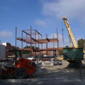 First Year College Village Commons Building construction