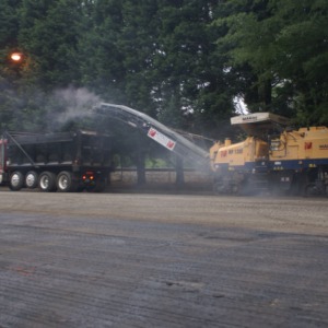 Paving on campus