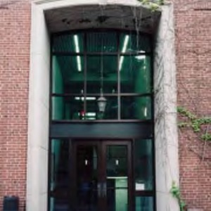 Entrance to Page Hall, west side