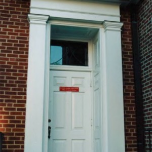 Entrance to Winslow Hall, west side