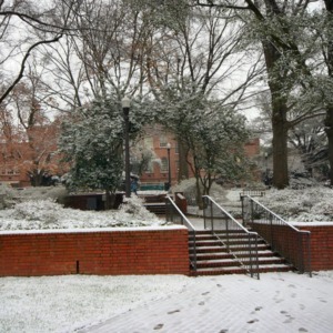 Snow day on campus