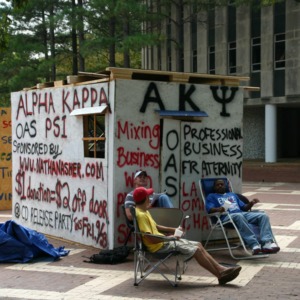 Shack-A-Thon fundraiser for Habitat for Humanity, 2005: Alpha Kappa Psi