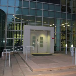 Jordan Hall, entrance