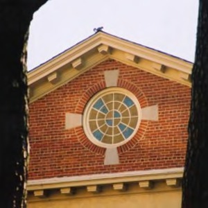 Window on west side of Leazar Hall