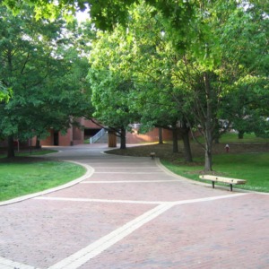 Walkway near Bostian Hall