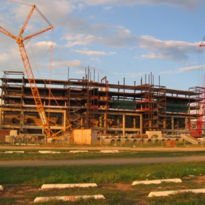 Carter-Finley Stadium, construction of Vaughan Towers