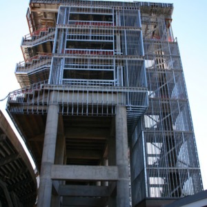 Carter-Finley Stadium, Vaughan Towers construction