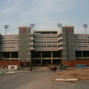 Carter-Finley Stadium, Vaughan Towers construction