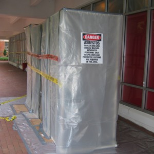 Talley Student Center, asbestos removal
