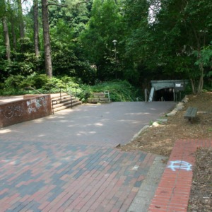 Old Free Expression Tunnel, Central Campus entrance