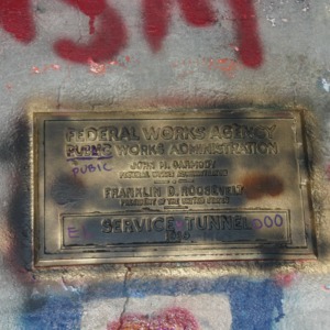 Free Expression Tunnel plaque