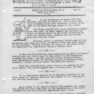 Tar heel club news. Vol. 3, no. 5. August 7, 1931