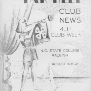 Tar heel club news. Vol. 10, no. 4. August 21, 1947